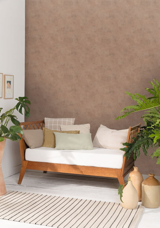 Telas 2 Uni Wallpaper - Amande - Caselio - 102062330 - Premier Wallcovering