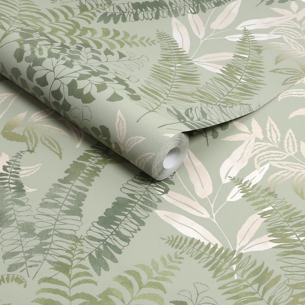 Temptation Wallpaper - Fresh Green - Superfresco Easy - 128748 - Premier Wallcovering