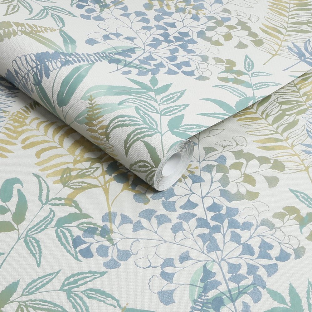 Temptation Wallpaper - Aqua - Superfresco Easy - 128754 - Premier Wallcovering