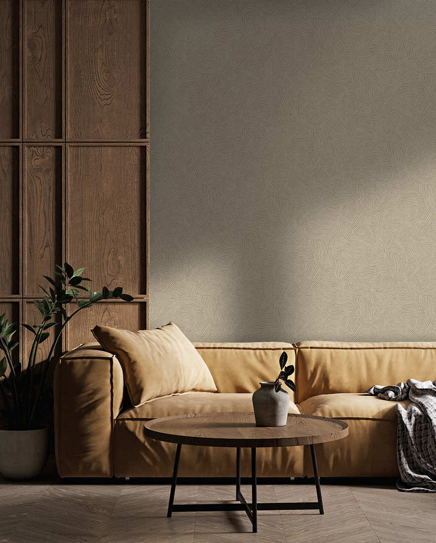 Tenere Wallpaper - Taupe - Holden Décor - 66012 - Premier Wallcovering
