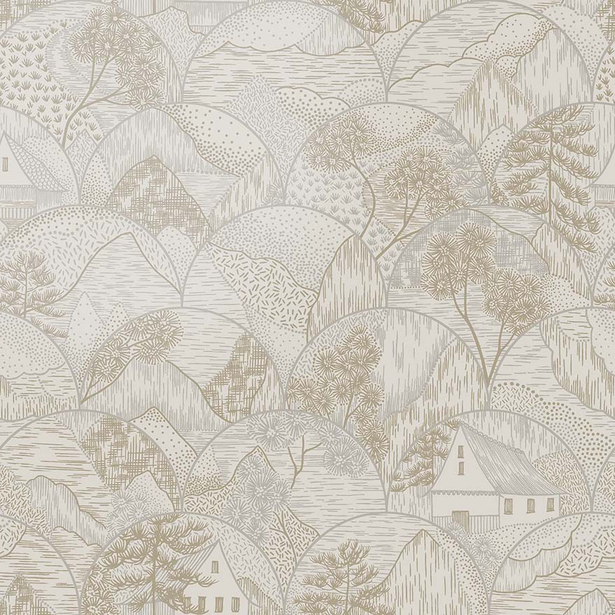 Teshio Wallpaper - Dove - Holden Décor - 65883 - Premier Wallcovering