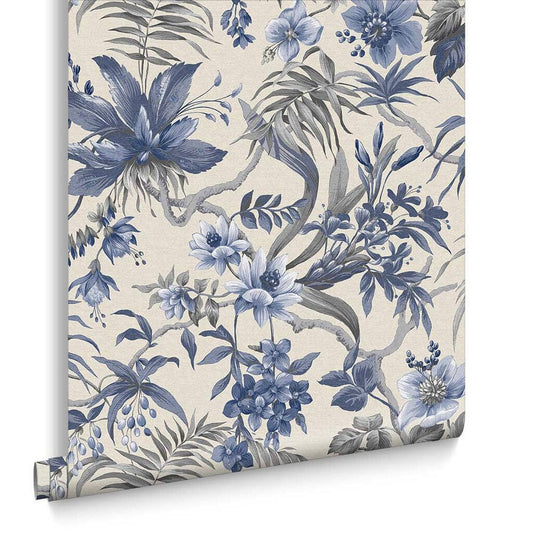 Tesronto Wallpaper - Ink - Graham & Brown - 119657 - Premier Wallcovering