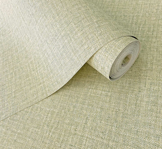 Tessuto Plain Wallpaper - Sage - Holden Décor - 36410 - Premier Wallcovering