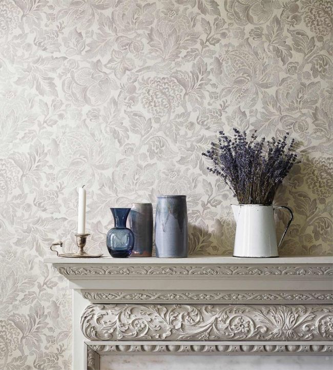 Thackeray Wallpaper - Ivory - DDAM216415 - Sanderson - Premier Wallcovering