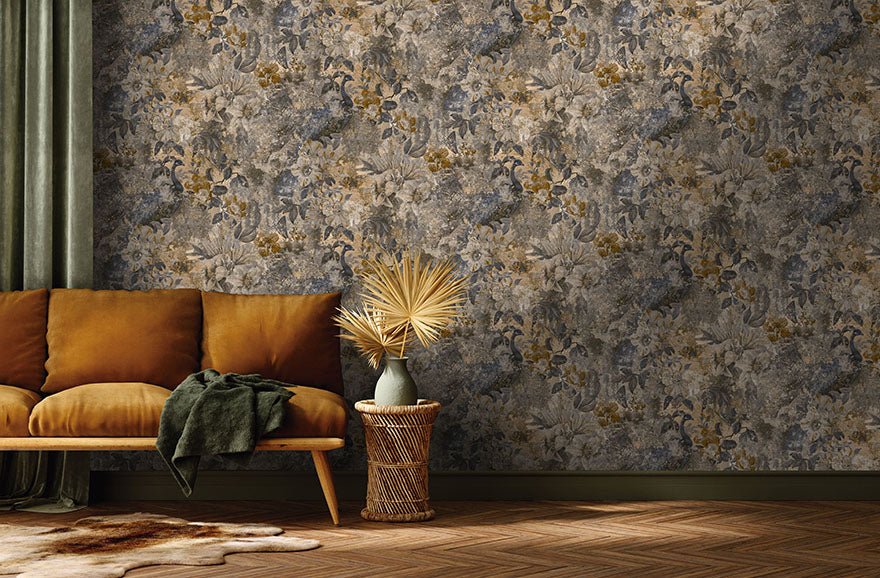 Thalia Wallpaper - Navy - Holden Décor - 91450 - Premier Wallcovering