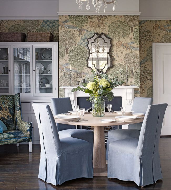 The Brook Wallpaper - Linen - 214888 - Morris & Co - Premier Wallcovering