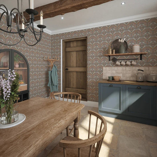 The Hopping Hare Wallpaper - Morning Sunrise - LAN100136 - Lucie Annabel - Premier Wallcovering