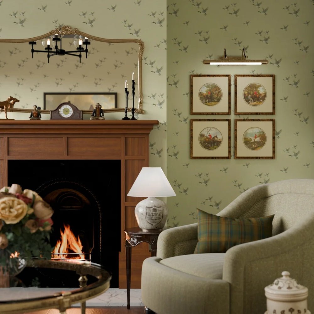 The Mallards Wallpaper - Sand - LAN100223 - Lucie Annabel - Premier Wallcovering