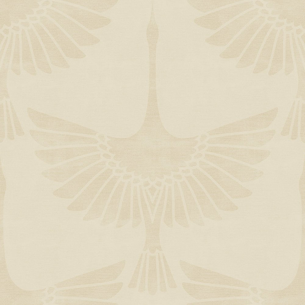 The Orient Wallpaper - Vintage Cream - LAN100158 - Lucie Annabel - Premier Wallcovering