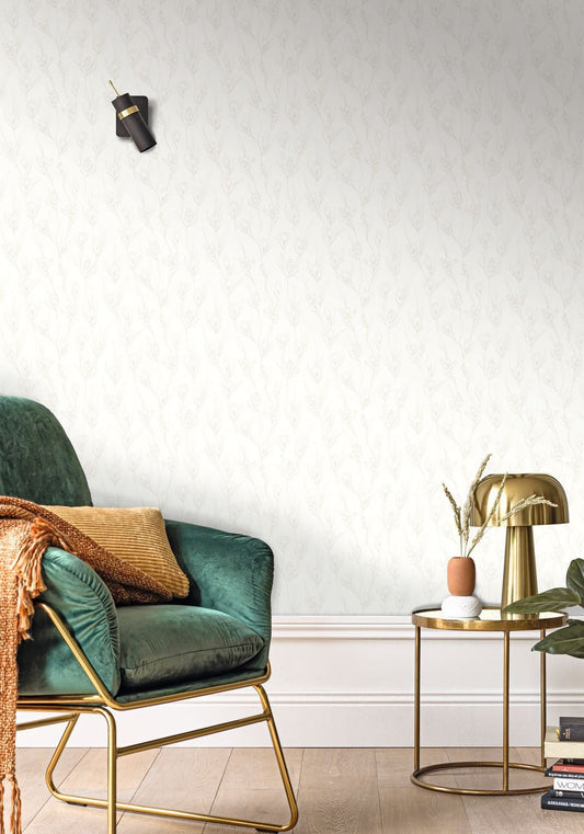 The Place To Bed Day Dreaming Wallpaper - Blanc Irise - Caselio - 101780020 - Premier Wallcovering