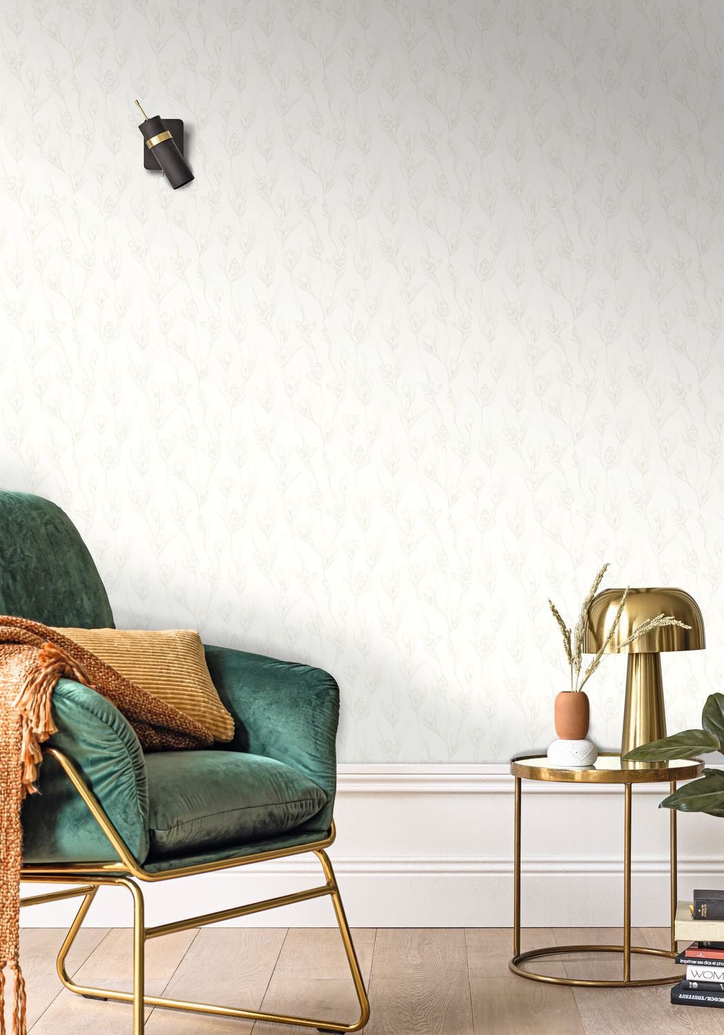 The Place To Bed Day Dreaming Wallpaper - Blanc Irise - Caselio - 101780020 - Premier Wallcovering