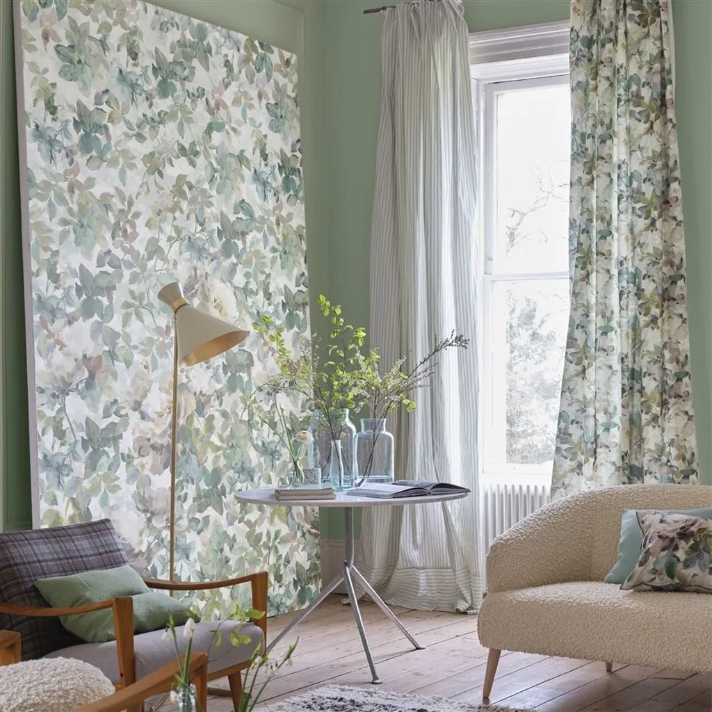 Thelmas Garden Wallpaper - Celadon - PDG1155/01 - Designers Guild - Premier Wallcovering