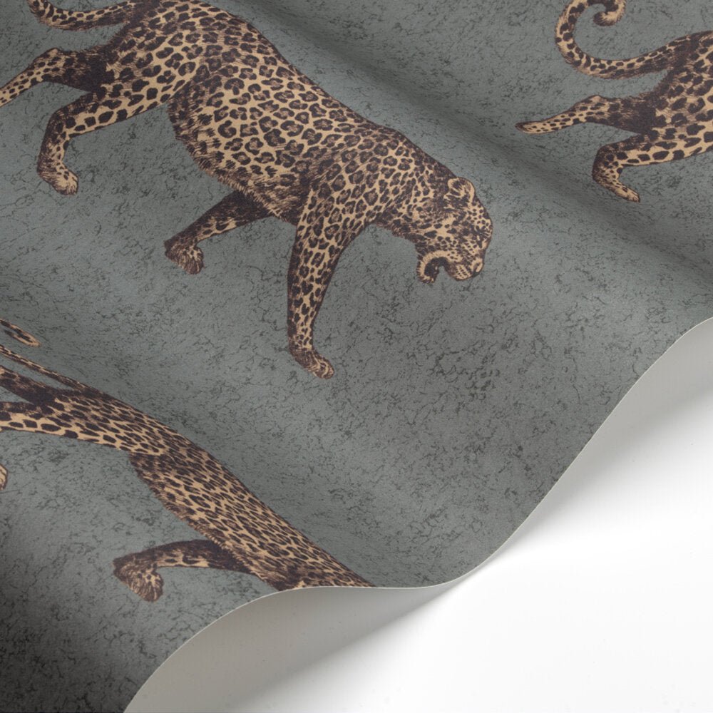 Thoresby Wallpaper - Teal - Timothy Wilman - TW2487 - Premier Wallcovering