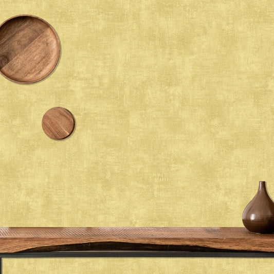 Tien Texture Wallpaper - Ochre - Muriva - M30602 - Premier Wallcovering