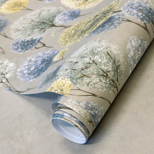 Tilia Twin Julie Feels Home Wall Mural - Citron Stone - Hohenberger - 26967 - Premier Wallcovering