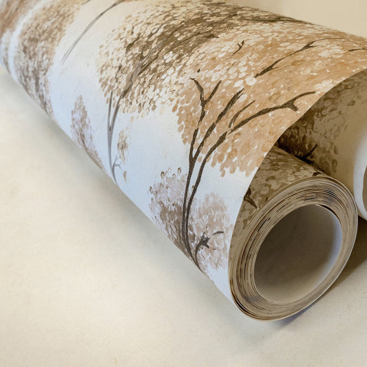 Tilia Twin Julie Feels Home Wall Mural - Cord Cream - Hohenberger - 26970 - Premier Wallcovering