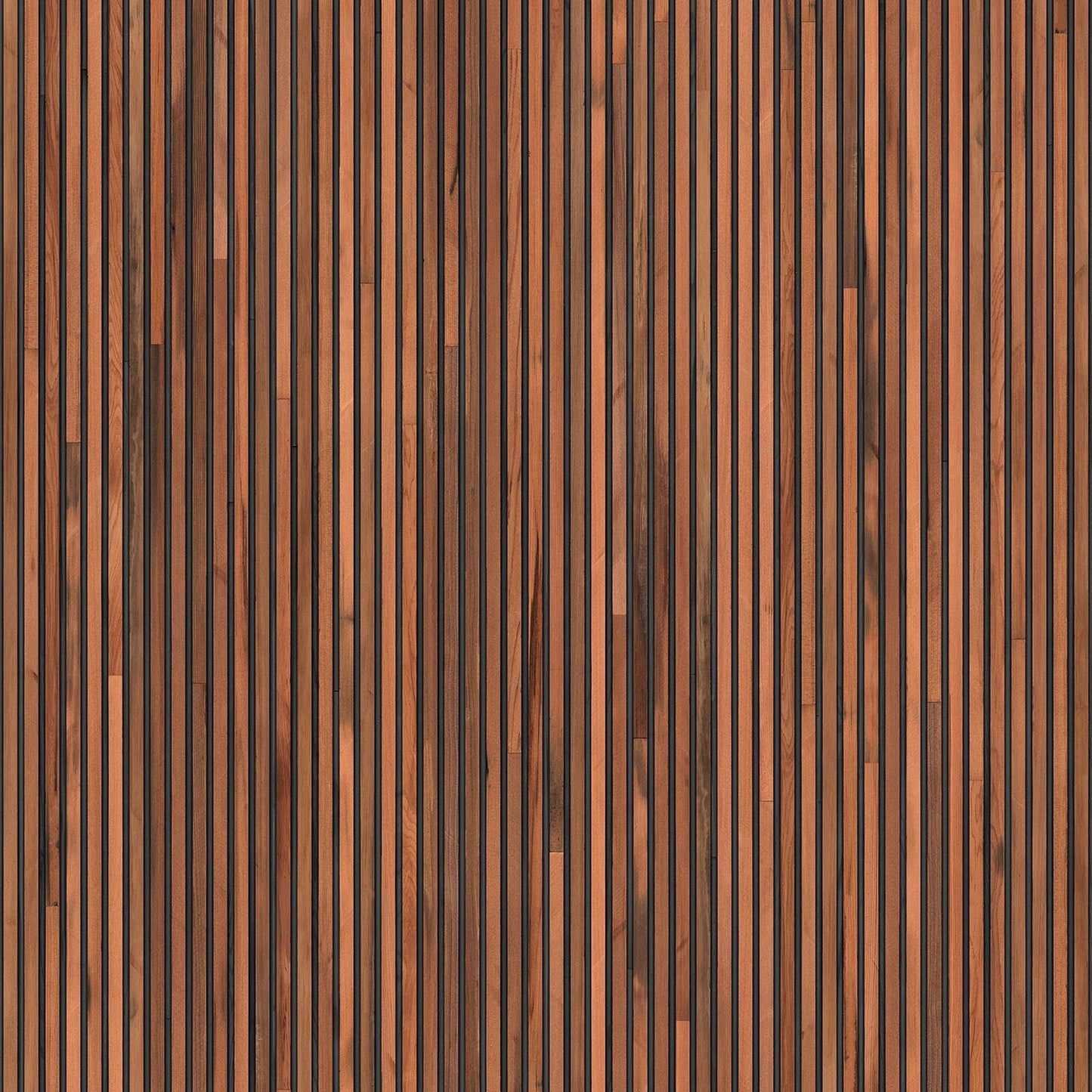 Timber Strips Wallpaper - Teak on black - NLXL - TIM - 01 - Premier Wallcovering