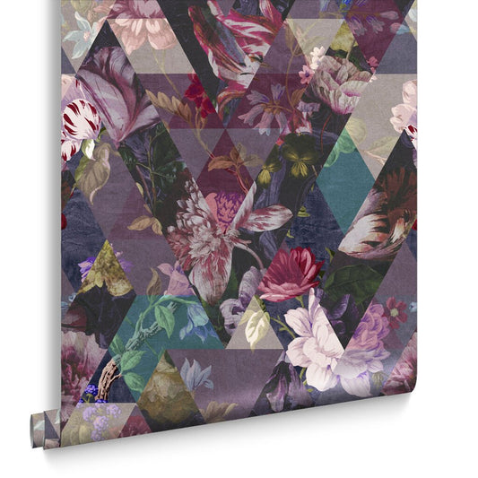 Timepiece Wallpaper - Amethyst - Graham & Brown - 112276 - Premier Wallcovering