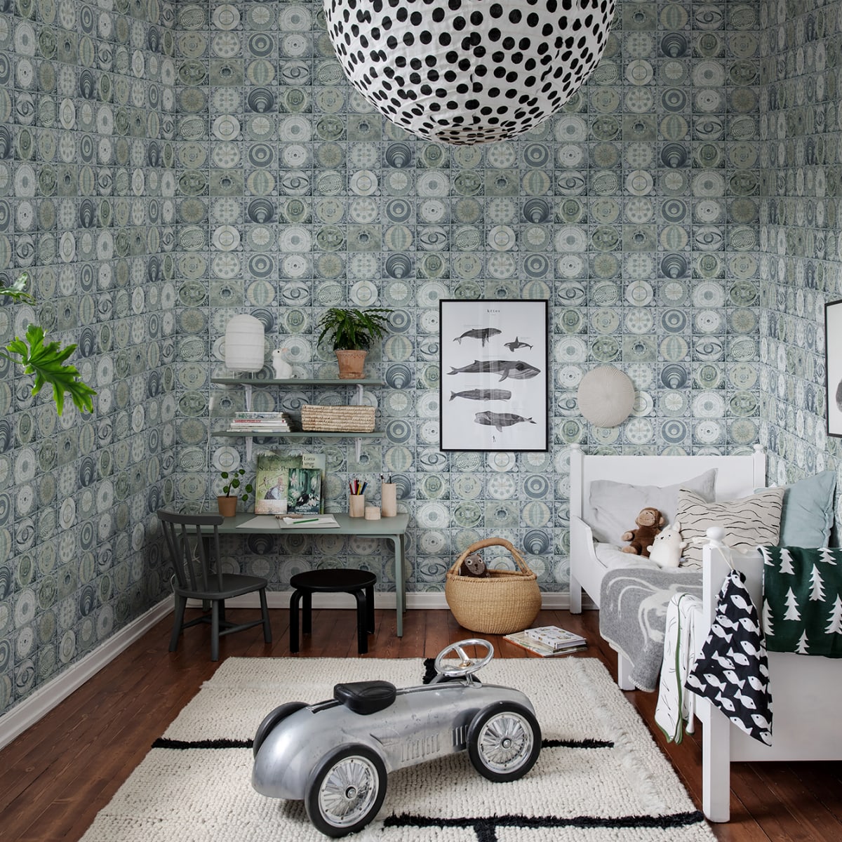 Tiny Solar System Wallpaper - Milky Way - Rebel Walls - R18577 - Premier Wallcovering