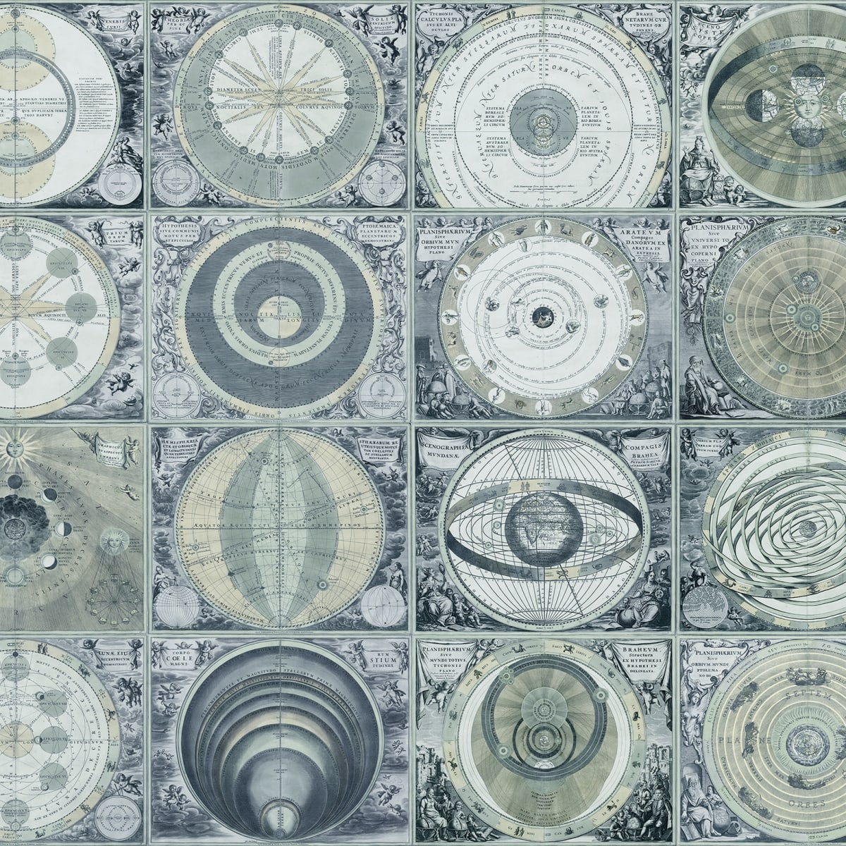 Tiny Solar System Wallpaper - Milky Way - Rebel Walls - R18577 - Premier Wallcovering