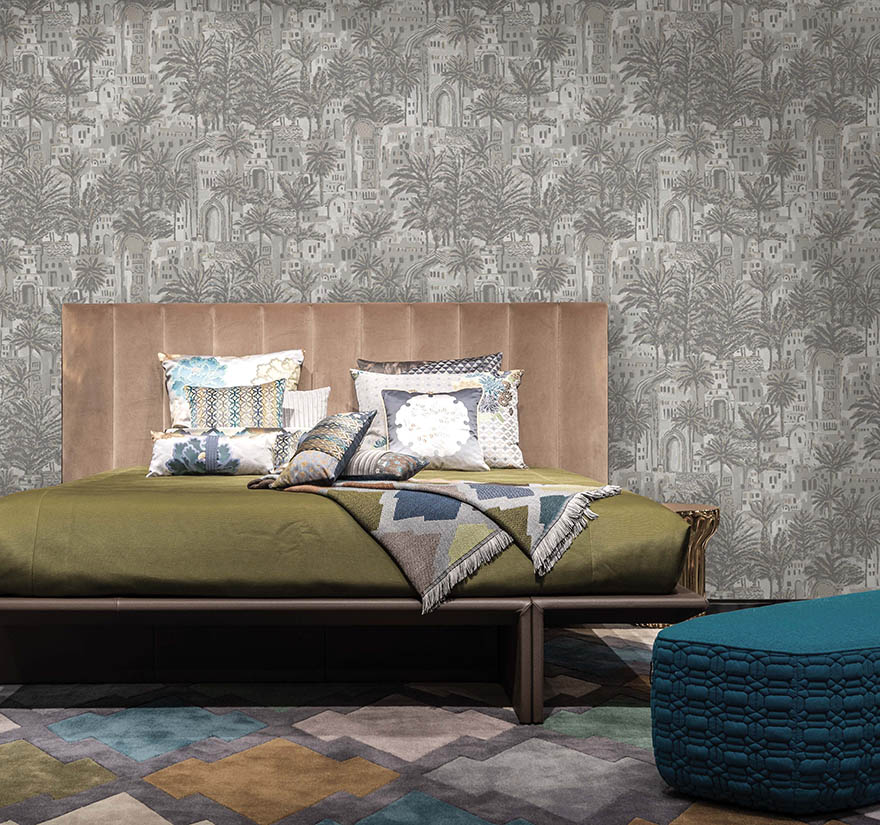 Tipaza Wallpaper - Grey - Holden Décor - 65832 - Premier Wallcovering