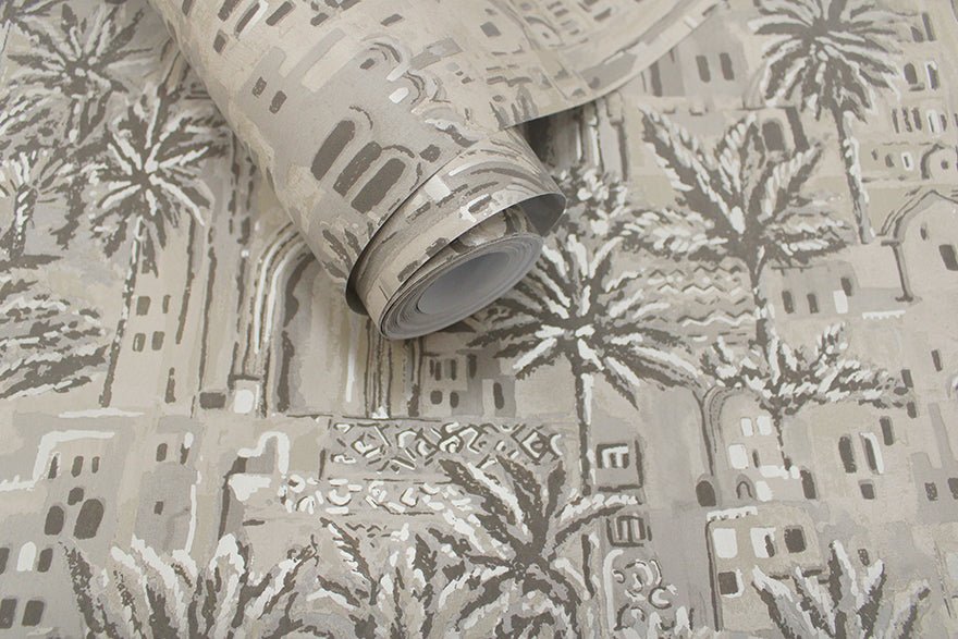 Tipaza Wallpaper - Beige - Holden Décor - 65833 - Premier Wallcovering