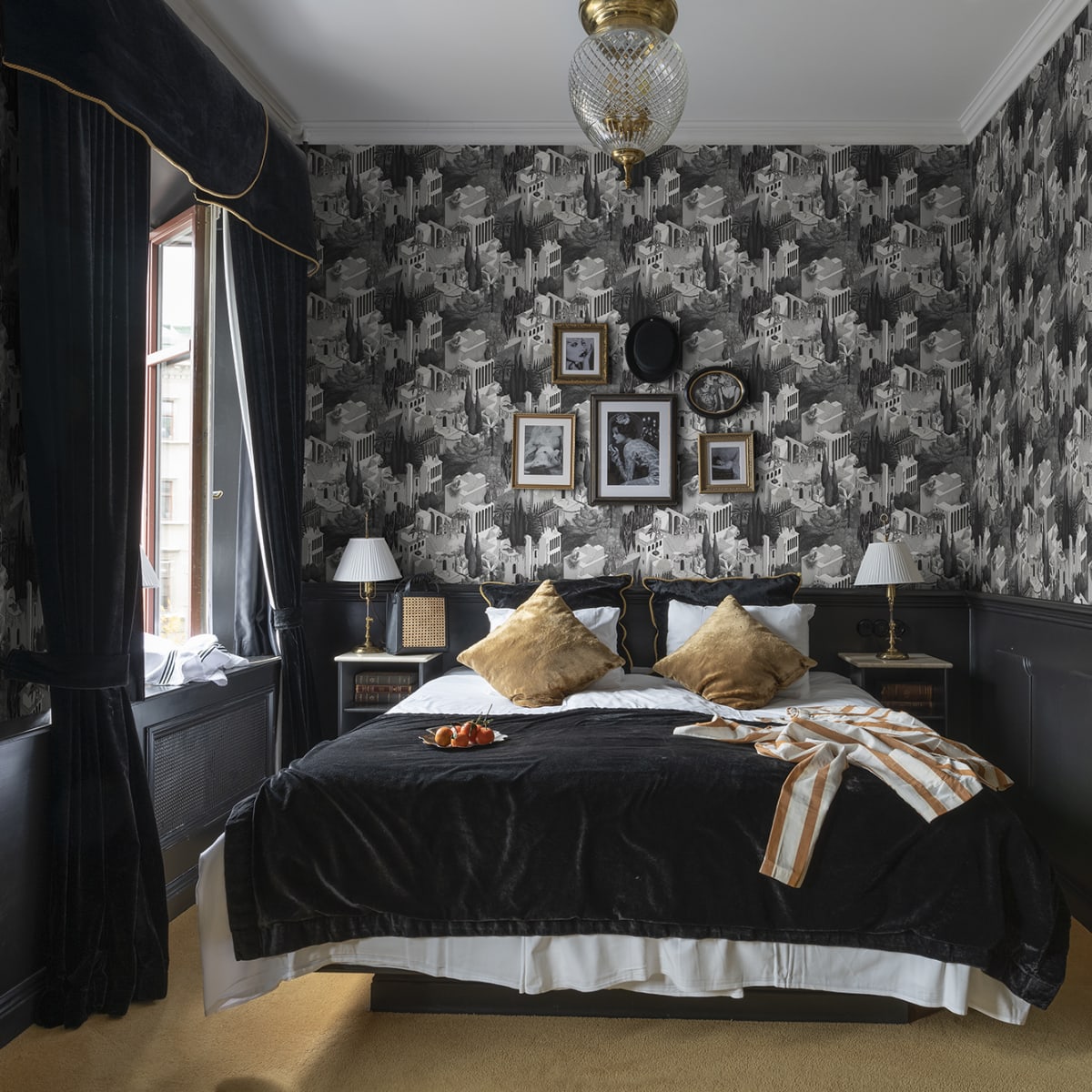 Toledo Wallpaper - Graphite - Rebel Walls - R17514 - Premier Wallcovering