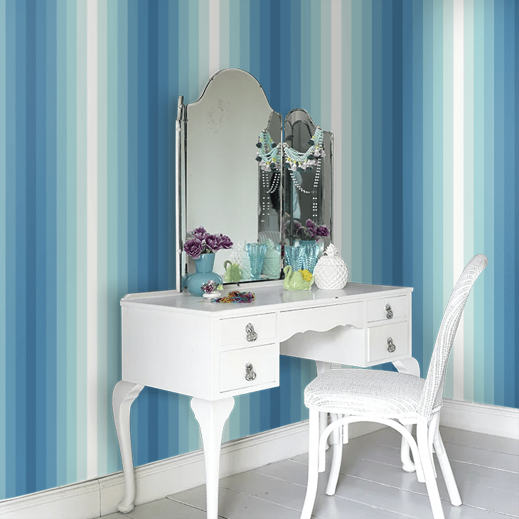 Tone On Tone Wallpaper - Denim - Ohpopsi - STR50147W - Premier Wallcovering