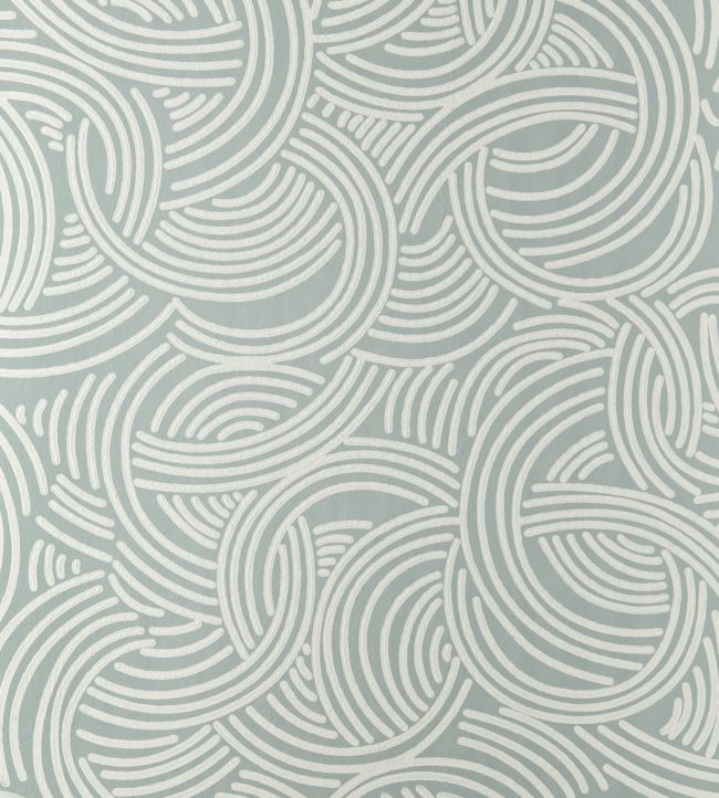 Tourbillon Wallpaper - Green Blue - 4805 - Farrow & Ball - Premier Wallcovering
