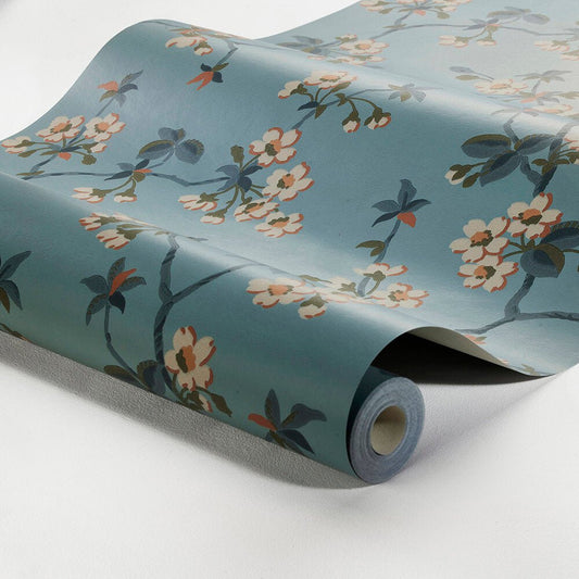 Tradgardsstaden Wallpaper - Blue - Boråstapeter - 4175 - Premier Wallcovering