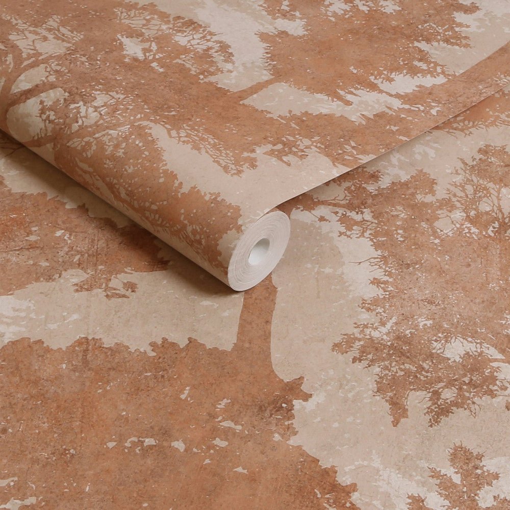 Trailing Trees Wallpaper - Terracotta - Next - 128837 - Premier Wallcovering