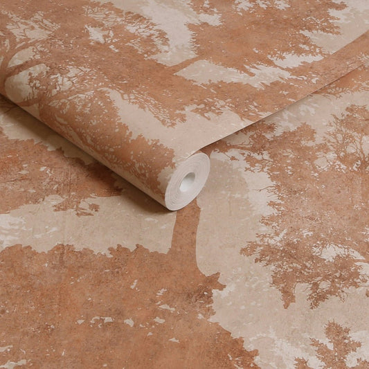 Trailing Trees Wallpaper - Terracotta - Next - 128837 - Premier Wallcovering