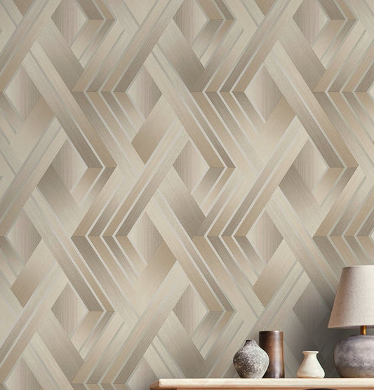 Tranquilo Wallpaper - Taupe / Grey - Holden Décor - 36190 - Premier Wallcovering