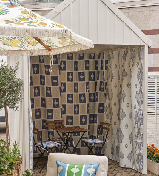 Travelling Light Fabric - Teal - Christopher Farr Cloth - CFF243 - 01 - Premier Wallcovering