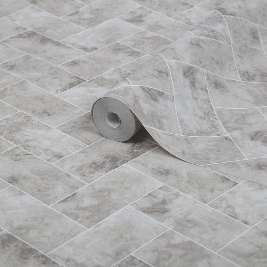 Travertino Wallpaper - Contour - 103922 - Premier Wallcovering