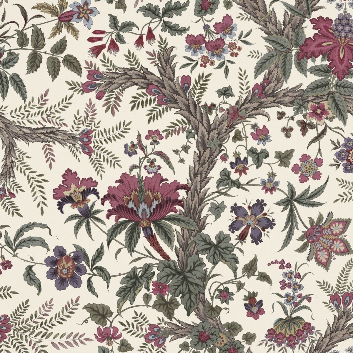 Tree Of Life Wallpaper - Sienna - Warner House - Premier Wallcovering