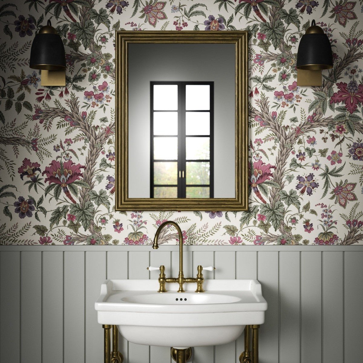 Tree Of Life Wallpaper - Sienna - Warner House - Premier Wallcovering