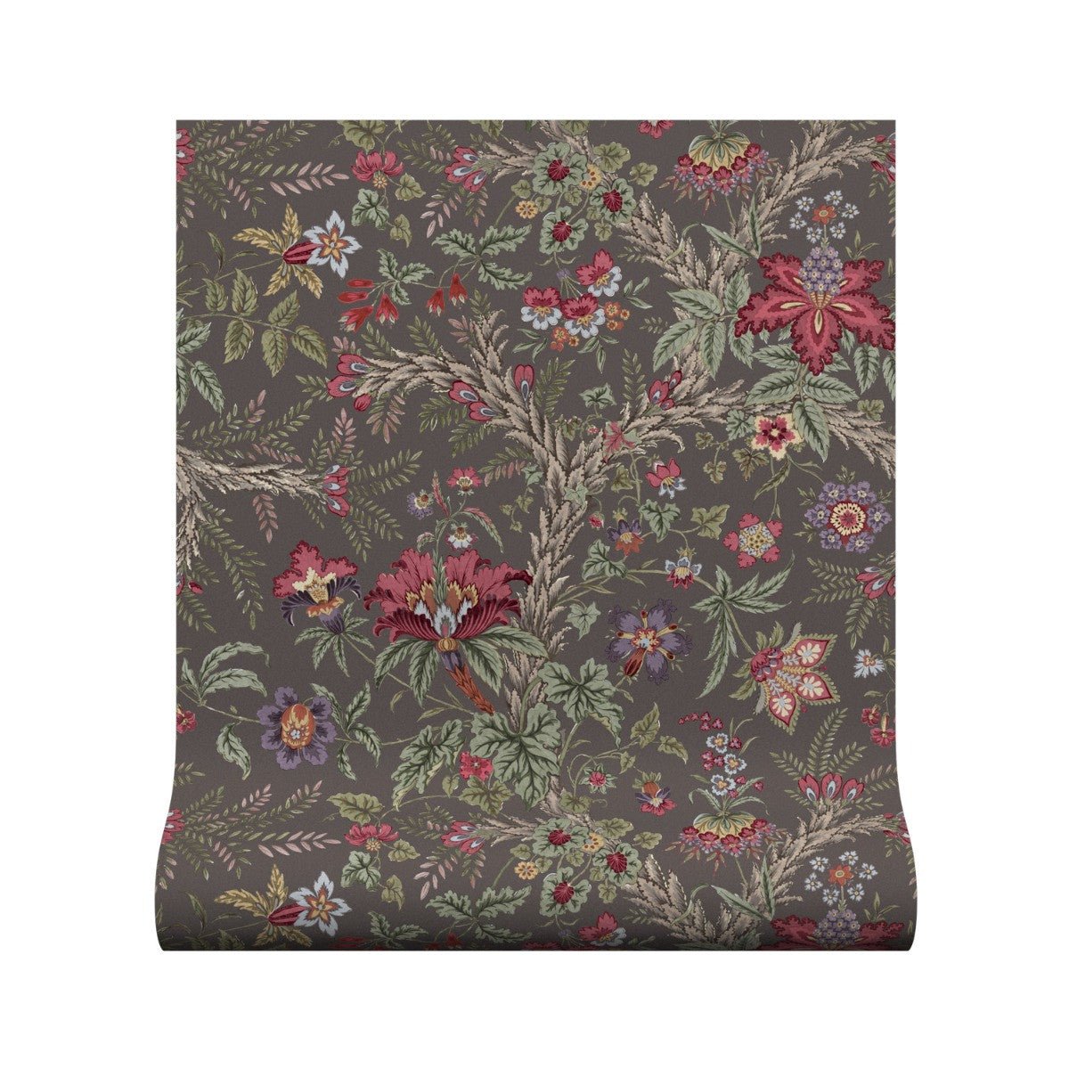 Tree Of Life Wallpaper - Walnut - Warner House - Premier Wallcovering