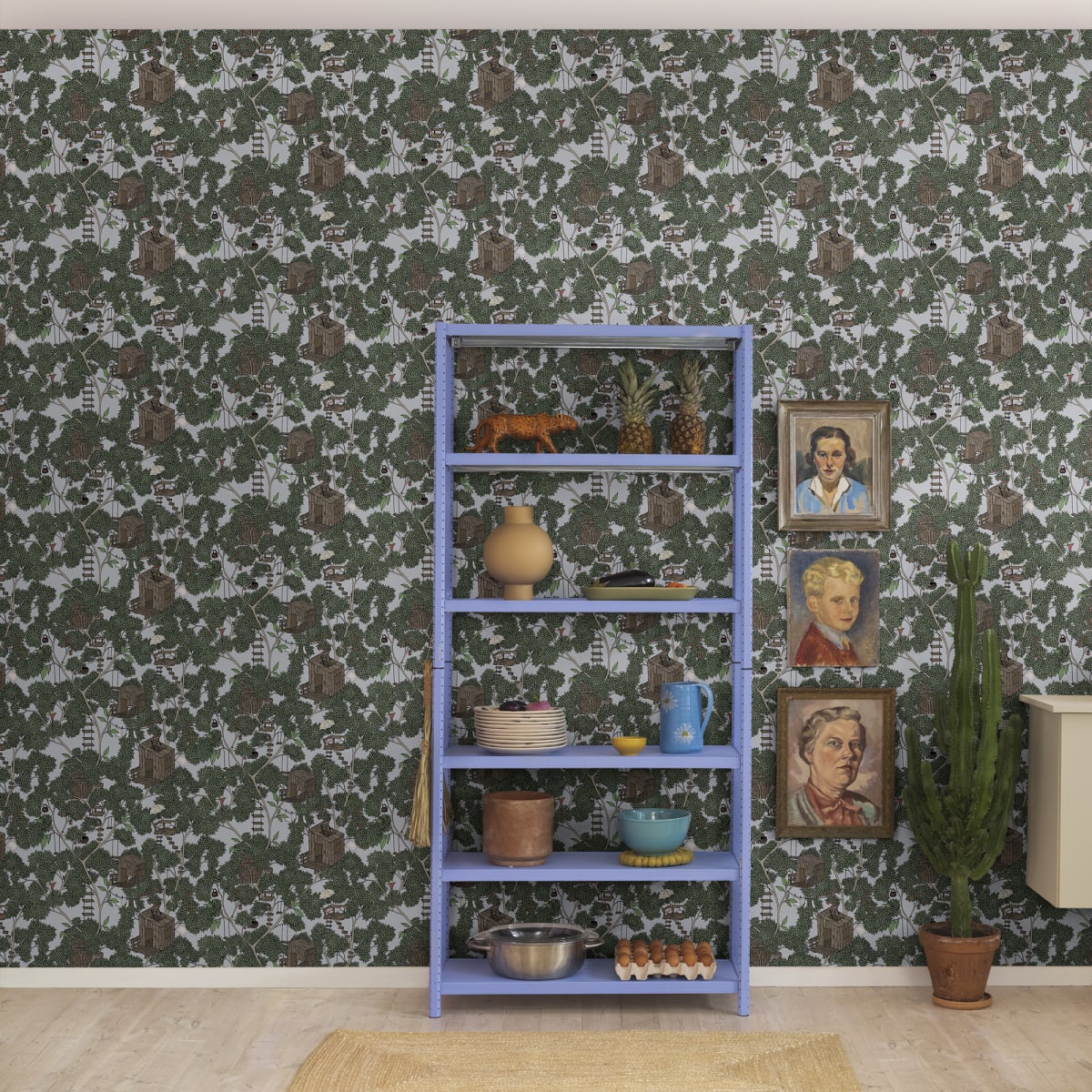 Treehouse Wallpaper - Summer - Rebel Walls - R18014 - Premier Wallcovering