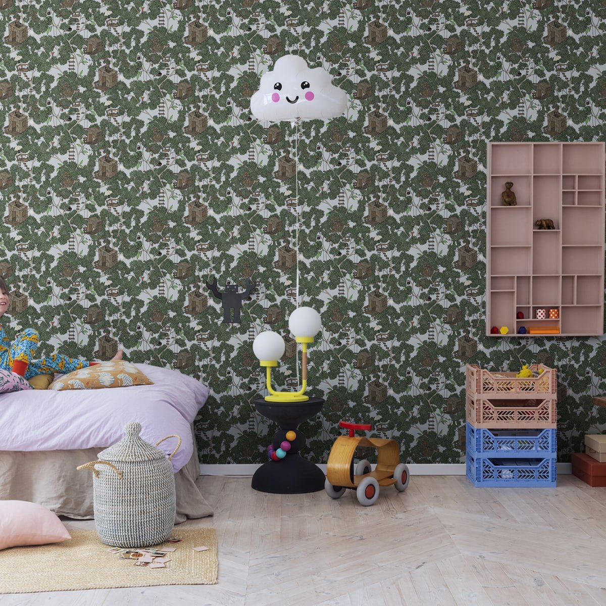 Treehouse Wallpaper - Summer - Rebel Walls - R18014 - Premier Wallcovering