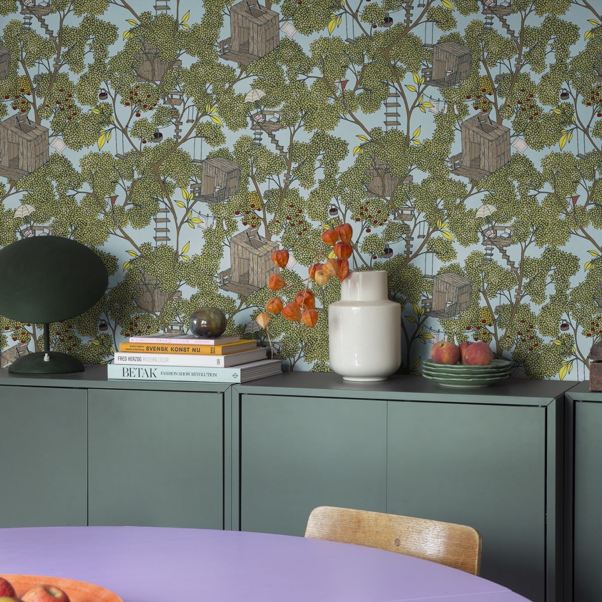 Treehouse Wallpaper - Sunshine - Rebel Walls - R18013 - Premier Wallcovering