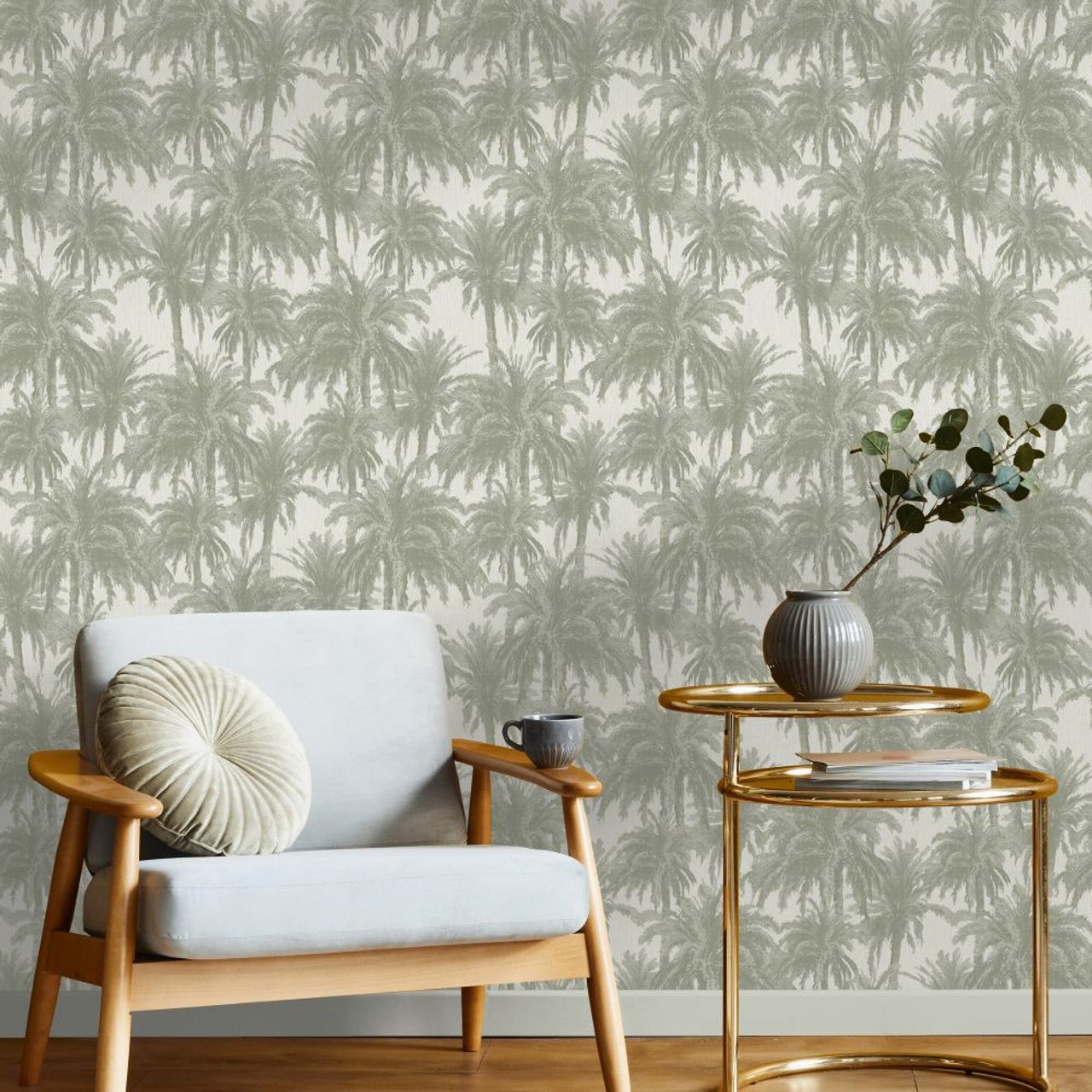 Treetops Eden Wallpaper - Sage - Ted Baker - 13054 - Premier Wallcovering