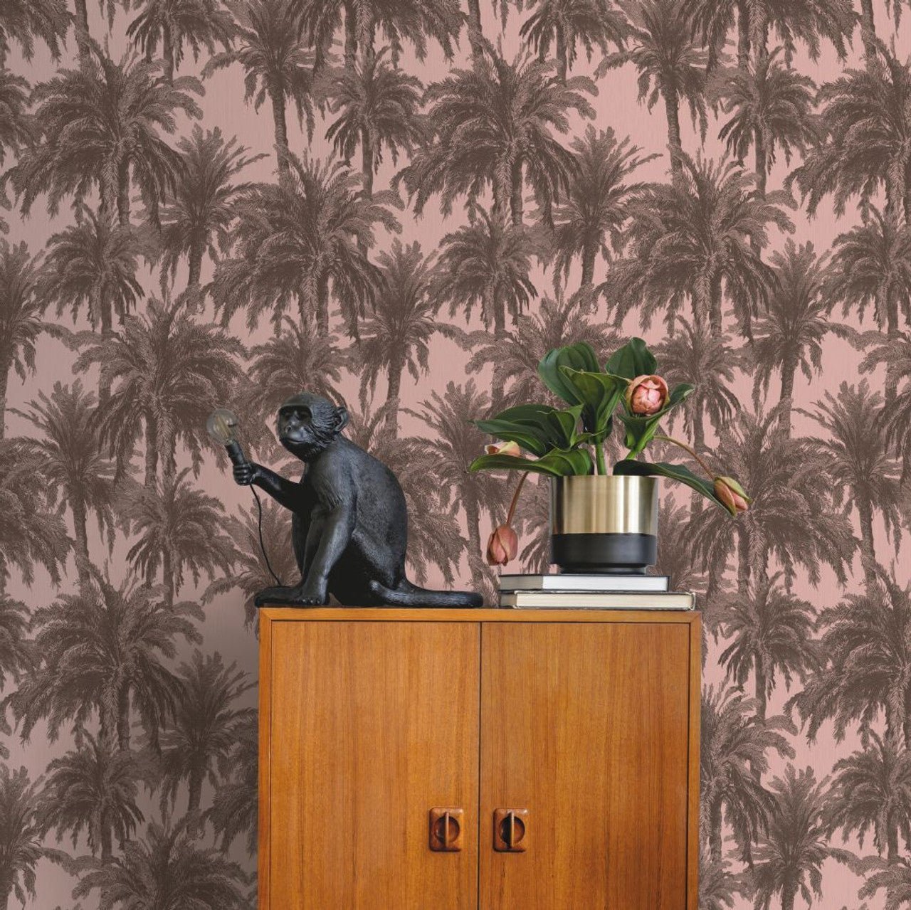 Treetops Eden Wallpaper - Blush - Ted Baker - 13051 - Premier Wallcovering