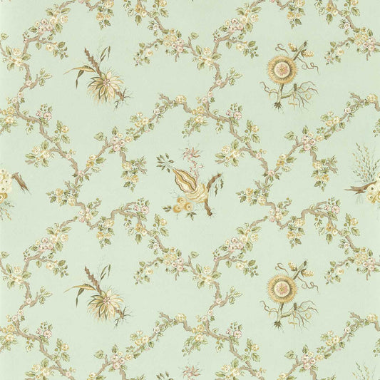 Trelliage Wallpaper - Aphrodite/Blush - DGDW217320 - Sanderson - Premier Wallcovering