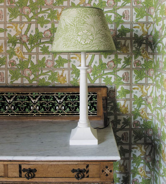 Trellis Wallpaper - Summer Yellow - 217104 - Morris & Co - Premier Wallcovering