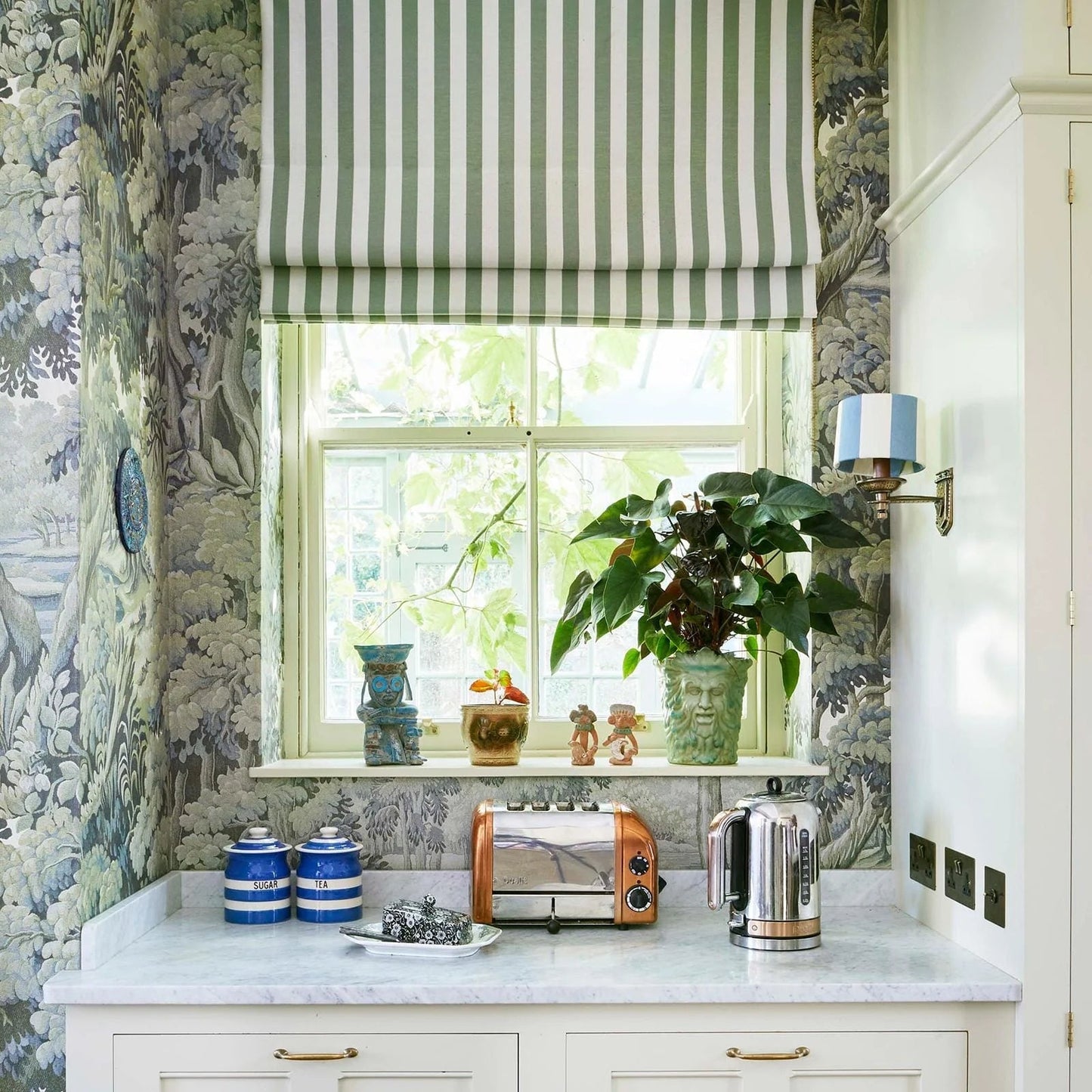 Trematon Jacquard Fabric - Verdigris - House of Hackney - 1-FA-TST-JQ-VER-XXX-XXX - Premier Wallcovering