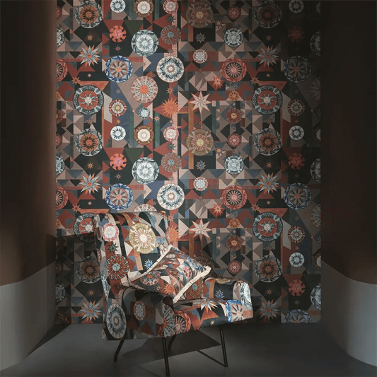 Trinquetaille Wallpaper - Terre Cuite - Christian Lacroix - PCL7055/01 - Premier Wallcovering