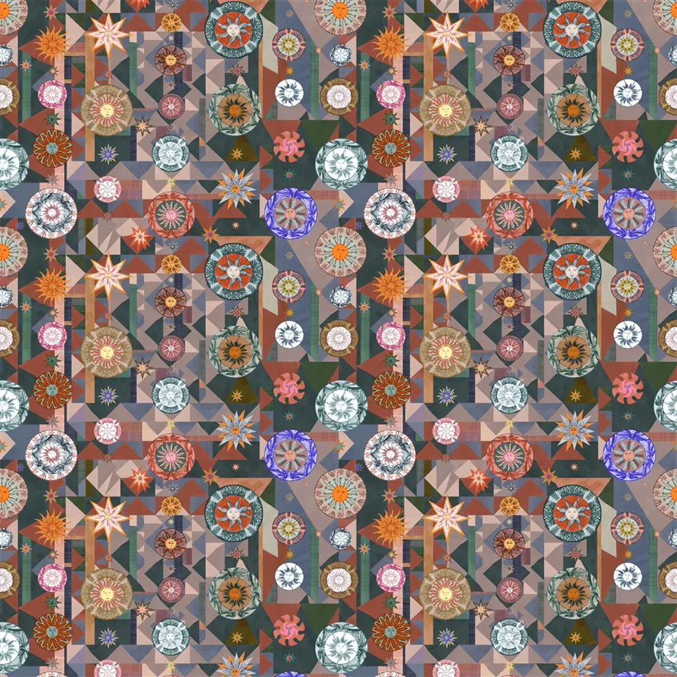 Trinquetaille Wallpaper - Terre Cuite - Christian Lacroix - PCL7055/01 - Premier Wallcovering