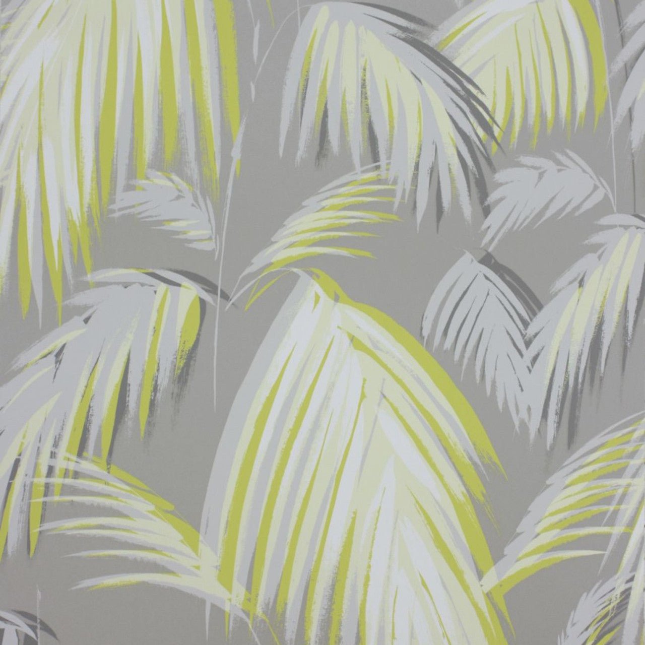 Tropicana Wallpaper - Metallic Silver/Lemon - Matthew Williamson - W6801-03 - Premier Wallcovering