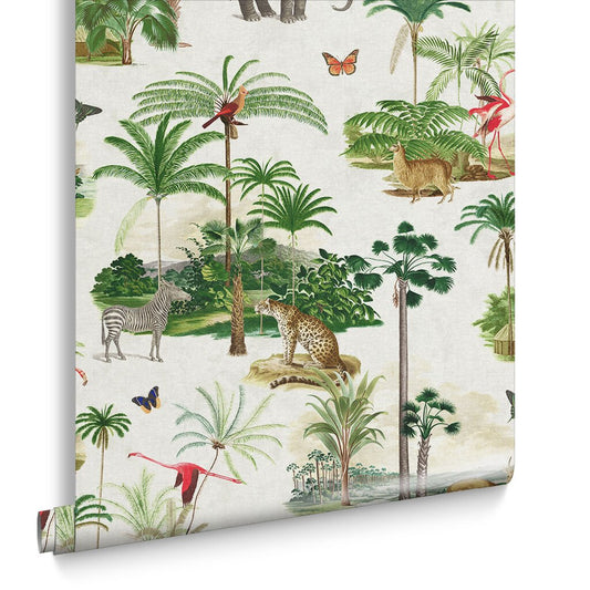 Tropique Zoo Wallpaper - Wild - Graham & Brown - 107598 - Premier Wallcovering